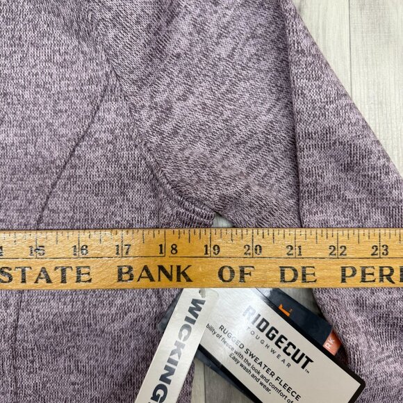 ✅ Womens M Ridgecut Toughwear Full Zip Fleece Jacket/Sweater Outdoor Hiking Gear - Picture 7 of 13